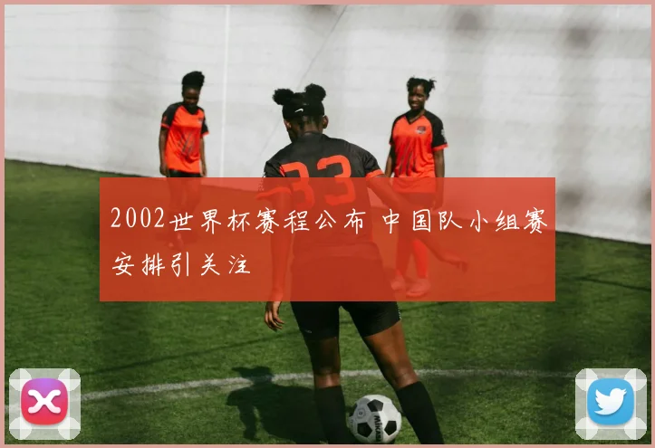 2002世界杯赛程公布 中国队小组赛安排引关注