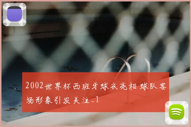 2002世界杯西班牙球衣亮相 球队客场形象引发关注_1